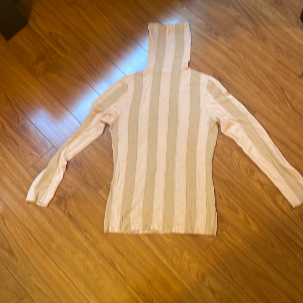 Zimmerman salmon nude striped turtle neck size 1